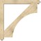 Ekena Millwork Westlake Arts and Crafts Rough Sawn Bracket w/ Offset Brace, Douglas Fir, 6"W x 44"D x 44"H BKT0604X44X44WTL03RDF - alternate 4